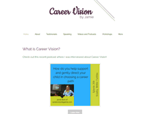 Tablet Screenshot of careervisionbyjamie.com